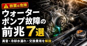 ウォーターポンプ故障