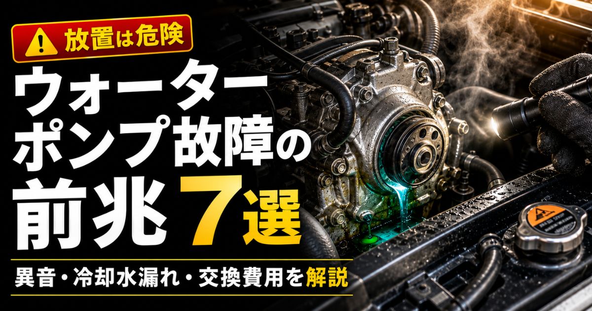 ウォーターポンプ故障